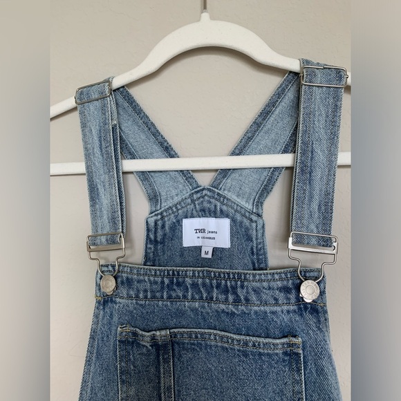 TNR Denim Overall Dress - Picture 2 of 6